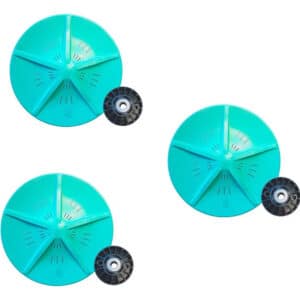 3 Agitadores Batedor Suggar Lavamax  10kg 12kg Com Cubo