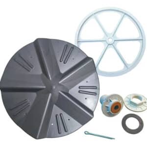 Agitador Batedor Tanquinho Colormaq 13kg 15kg Polia E Cubo Cinza
