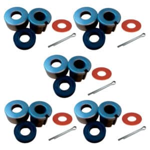 5 Kit Retentor Bucha Agitador Tanquinho Colormaq Lcm Lcb Lcs