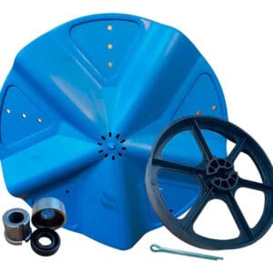 Batedor Agitador Polia Tanquinho Newmaq Azul 10kg 12kg