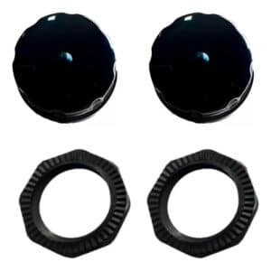 Par Botão Compatível Purificadores Soft Everest Preto Preta
