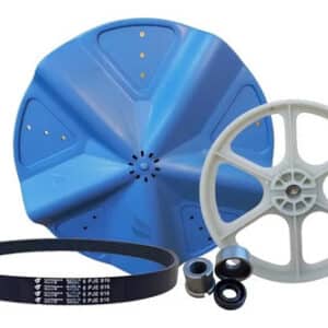 Batedor Agitador Polia Correia Tanquinho Newmaq 10kg 12kg Azul