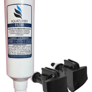 Refil Filtro Purificador Colormaq + Torneira Premium Preta