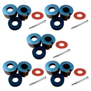 5 Kit Retentor Bucha Agitador Tanquinho Colormaq Lcm Lcb Lcs