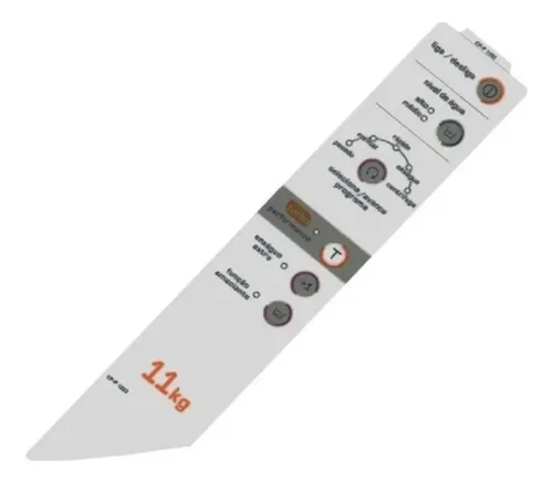 Adesivo Painel Decorativo Lavadora Brastemp Bwc11 W10625296