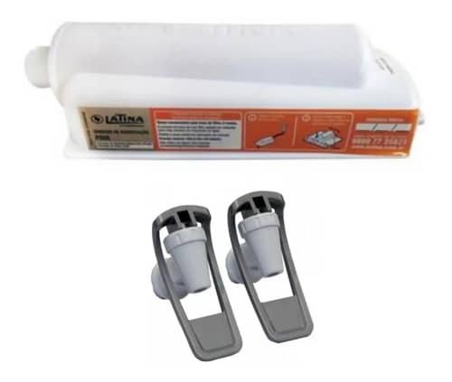 Kit Filtro Latina P355 + Torneira 2 Pçs P/ Purificador Pa355 Branco