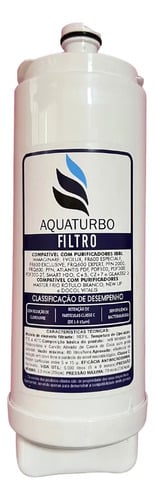 Refil Filtro ( Vela ) Para Purificador Agua C+5 Ibbl Branco