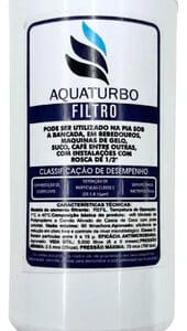 Refil Aquaturbo Multi Para Maquina De Gelo Suco E Café Branco