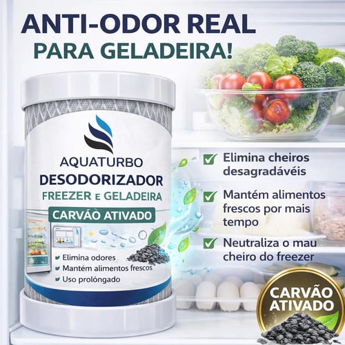 Kit 2 Neutralizador Antiodor Para Refrigerador Aquaturbo