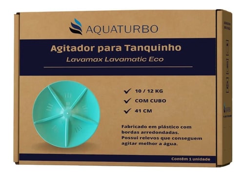 Agitador Batedor Suggar Lavamax Lavamatic 10kg 12kg Com Cubo