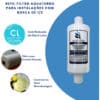 Refil Aquaturbo Multi Para Maquina De Gelo Suco E Café Branco