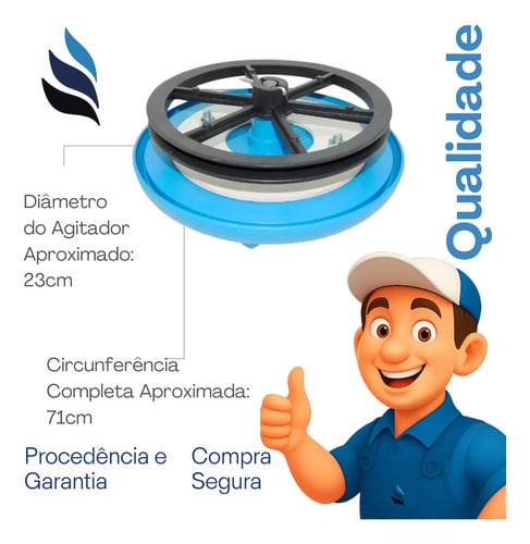 Agitador Tanquinho Newmaq 3kg Super Compacta