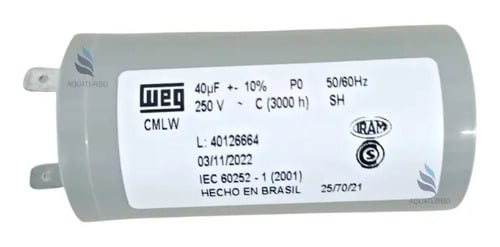 Capacitor Lavadora Electrolux 64188913 64501450 Original