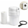 Filtro De Água Aquaturbo Para Máquina De Lavar Com Refil Branco