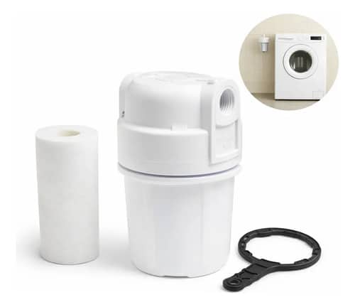 Filtro De Água Aquaturbo Para Máquina De Lavar Com Refil Branco