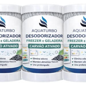 Kit 3 Neutralizador Antiodor Para Refrigerador Aquaturbo