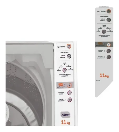 Adesivo Painel Decorativo Lavadora Brastemp Bwc11 W10625296