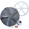 Kit Agitador Batedor Tanquinho Colormaq Lcs 10-12kg V2 Origi Cinza