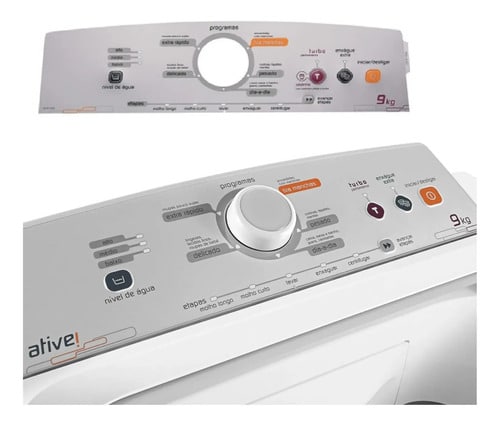 Suporte Console E Adesivo Lavadora Brastemp Bwl09