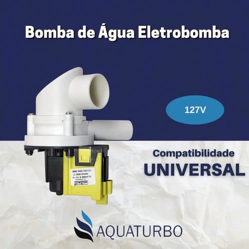 Bomba De Agua Criação Peixe Em Caixa D Água 127v Com Cabo 127v