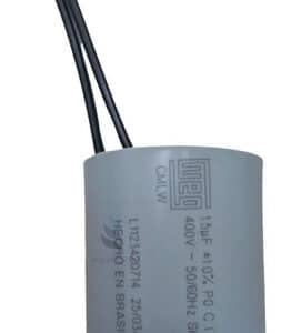 Capacitor Weg 15uf 380/400v Para Tanquinho Lavadoras 220v