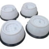 Pé Nivelador Lava E Seca Kit 04 Peças Lavadora + Brinde