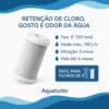 Filtro De Água Aquaturbo Carbon Block Remove Cloro Cozinha Branco