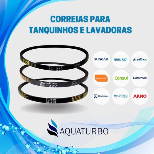 3 Correia Lavadora De Roupas Ge 8 10 11 12 13 15kg 3 L 250