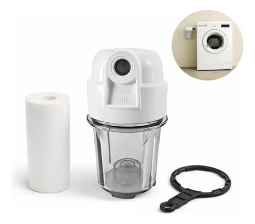 Filtro De Água Aquaturbo Para Máquina De Lavar Com Refil Fumê