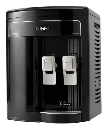 Kit 2 Torneira Cinza Ibbl Purificador Fr600 Exclusive Prata