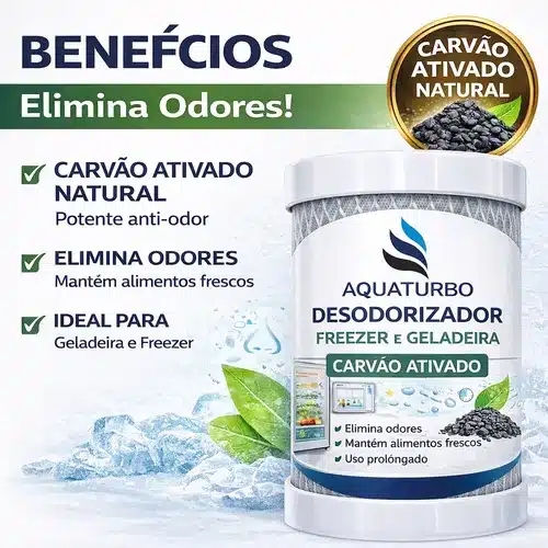 Kit 3 Neutralizador Antiodor Para Refrigerador Aquaturbo
