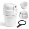 Filtro De Água Aquaturbo Para Máquina De Lavar Com Refil Branco