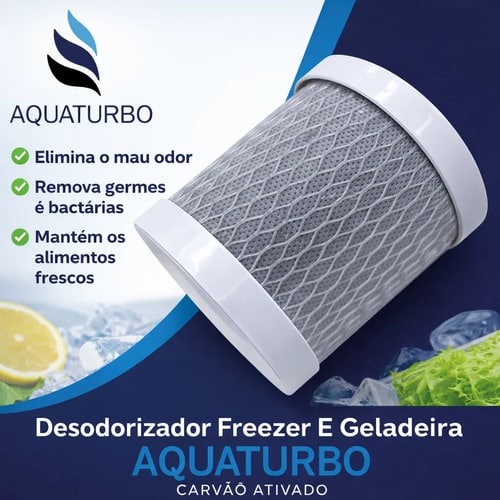 Kit 2 Neutralizador Antiodor Para Refrigerador Aquaturbo