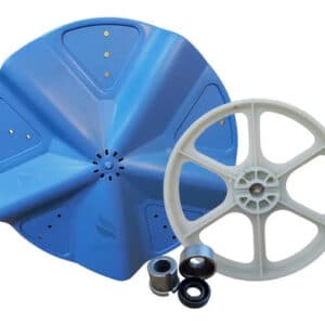 Batedor Agitador Polia Buchas Tanquinho Newmaq 10kg 12kg