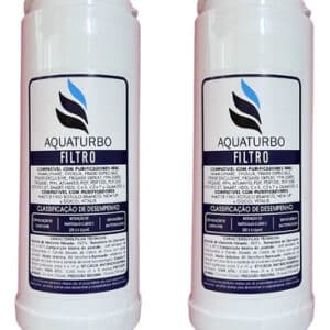 Kit 2 Refil C+3 Vela Filtro Purificador Ibbl Fr600 Evolux C3 Branco