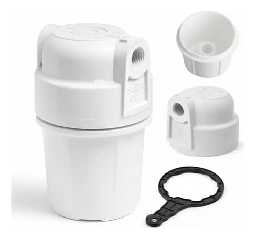 Filtro De Água Aquaturbo Carbon Block Remove Cloro Cozinha Branco