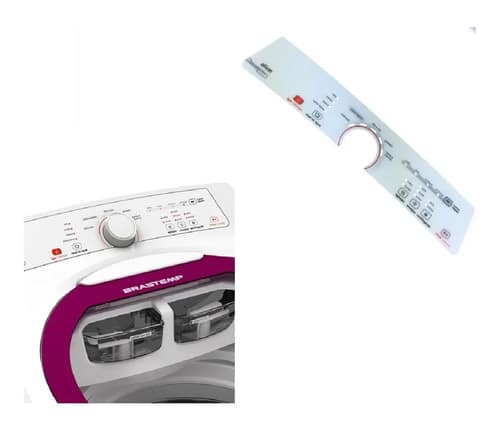 Painel Adesivo Membrana Lavadora Brastemp Bwg11 Ab