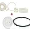 Came + Polia + Correia Lavadora Brastemp Bwf08 Bwf09 Bwf22