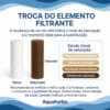 Filtro De Água Aquaturbo Para Máquina De Lavar Com Refil Fumê