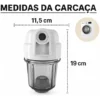 Filtro De Água Aquaturbo Para Máquina De Lavar Com Refil Fumê