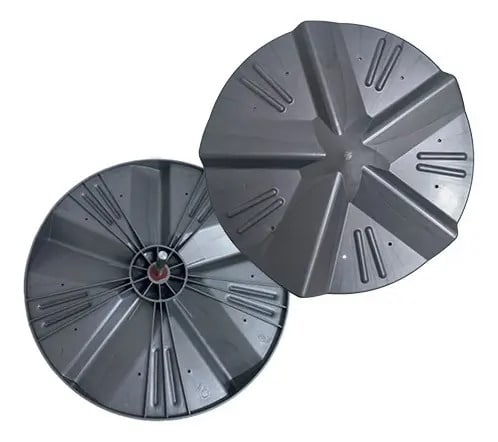 Agitador Do Tanquinho Colormaq 13/15kg + Cubo Com Buchas Cinza