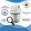 Filtro De Água Aquaturbo Para Máquina De Lavar Com Refil Fumê
