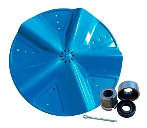 Acoplamento Batedor Agitador Lavadora Newmaq 10kg Azul Azul