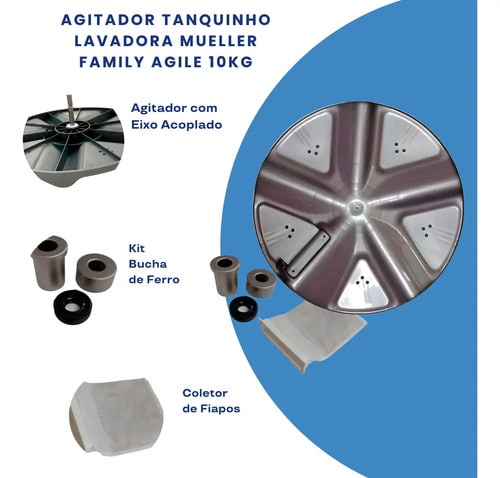 Agitador Tanquinho Lavadora Mueller Family / Agile Complet