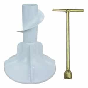 Chave T + Agitador Electrolux Lm08 Lf10 Lf12 Lq10 Ltr12 Lt12 Branco