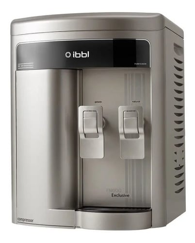 Kit 2 Torneira Cinza Ibbl Purificador Fr600 Exclusive Prata