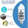Filtro Refil Compatível Com Bebedouro Pressão Coluna Branco