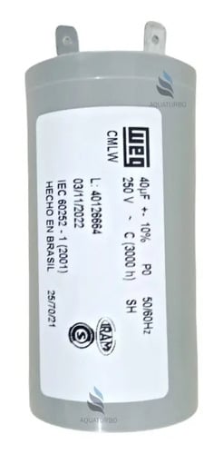 Capacitor Lavadora Electrolux 64188913 64501450 Original