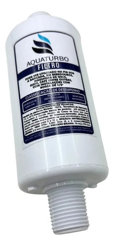 Refil Aquaturbo Multi Para Maquina De Gelo Suco E Café Branco