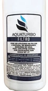 Filtro Refil Compatível Com Bebedouro Pressão Coluna Branco